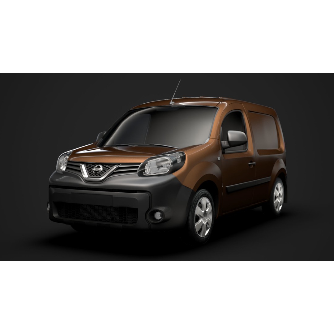 Nissan NV 250 Van L2 2020 3D Model – High Poly Vehicle for Animation, FBX, OBJ - View 10