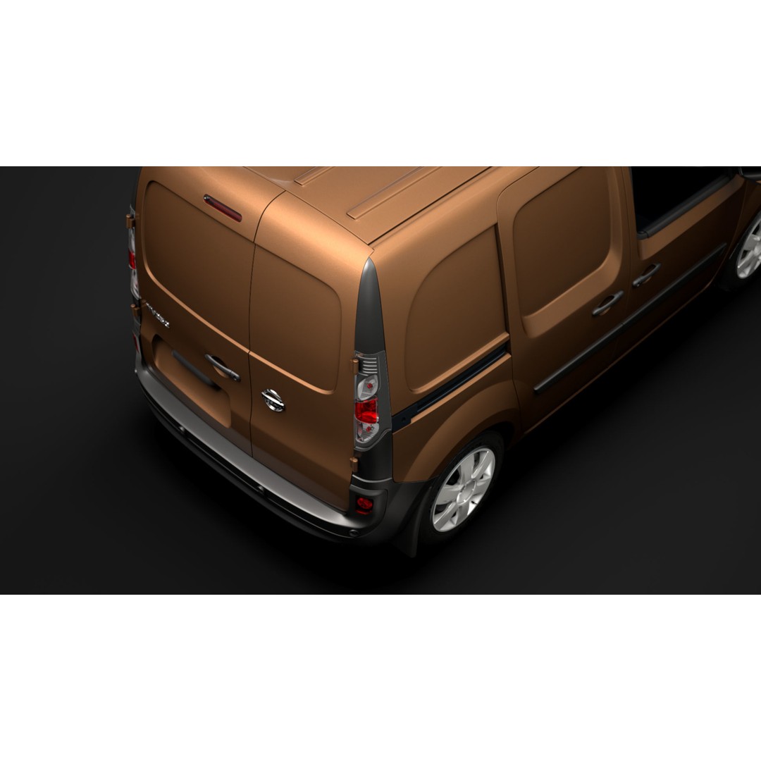 Nissan NV 250 Van L2 2020 3D Model – High Poly Vehicle for Animation, FBX, OBJ - View 12
