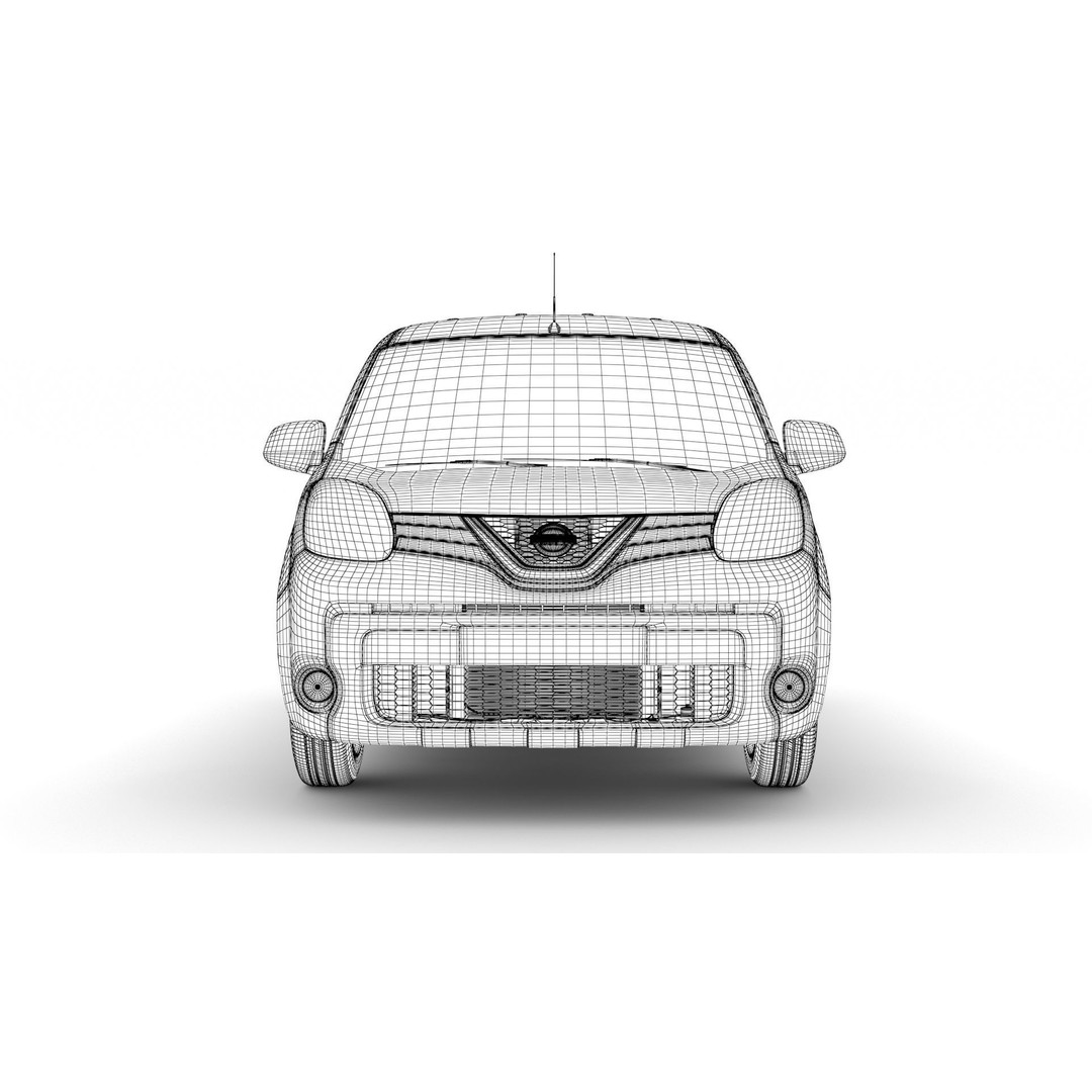 Nissan NV 250 Van L2 2020 3D Model – High Poly Vehicle for Animation, FBX, OBJ - View 16