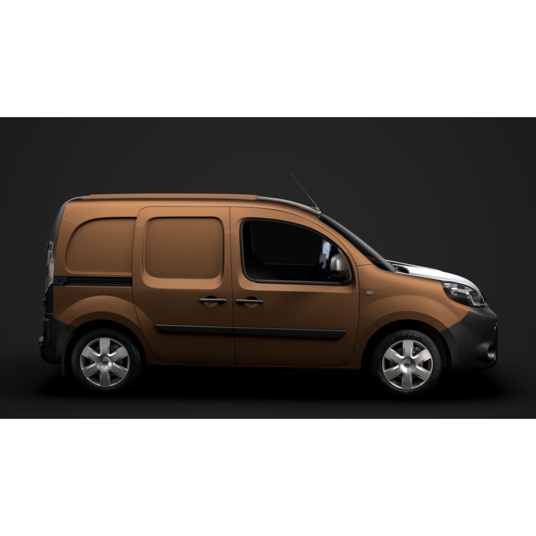 Nissan NV 250 Van L2 2020 3D Model – High Poly Vehicle for Animation, FBX, OBJ - View 3