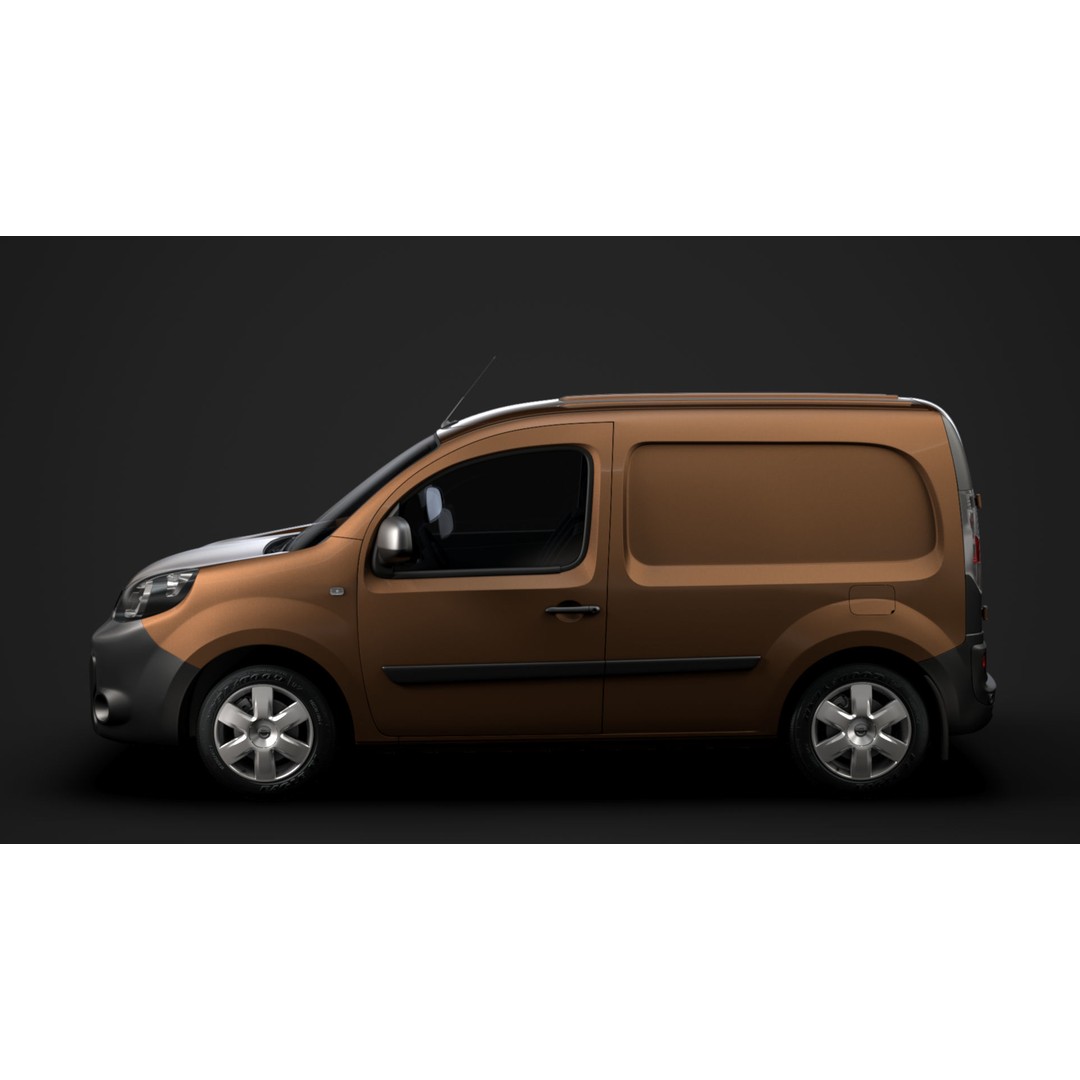 Nissan NV 250 Van L2 2020 3D Model – High Poly Vehicle for Animation, FBX, OBJ - View 7