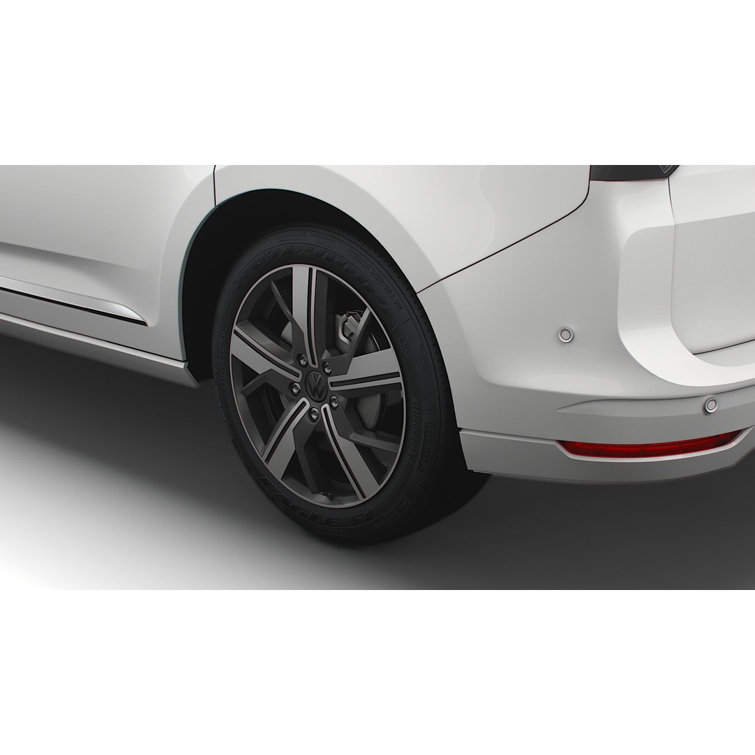 Volkswagen Caddy Life 2021 3D Model – High Poly Vehicle Asset, FBX, OBJ - View 14