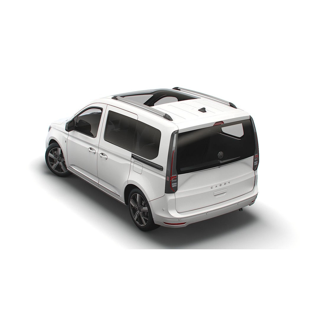 Volkswagen Caddy Life 2021 3D Model – High Poly Vehicle Asset, FBX, OBJ - View 5