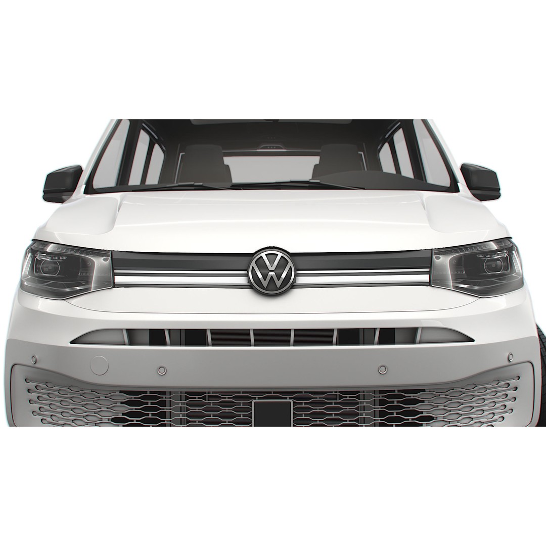 Volkswagen Caddy Life 2021 3D Model – High Poly Vehicle Asset, FBX, OBJ - View 9