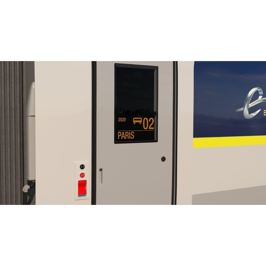 Eurostar E320 3D Model – High Poly Passenger Train, FBX, OBJ - View 13