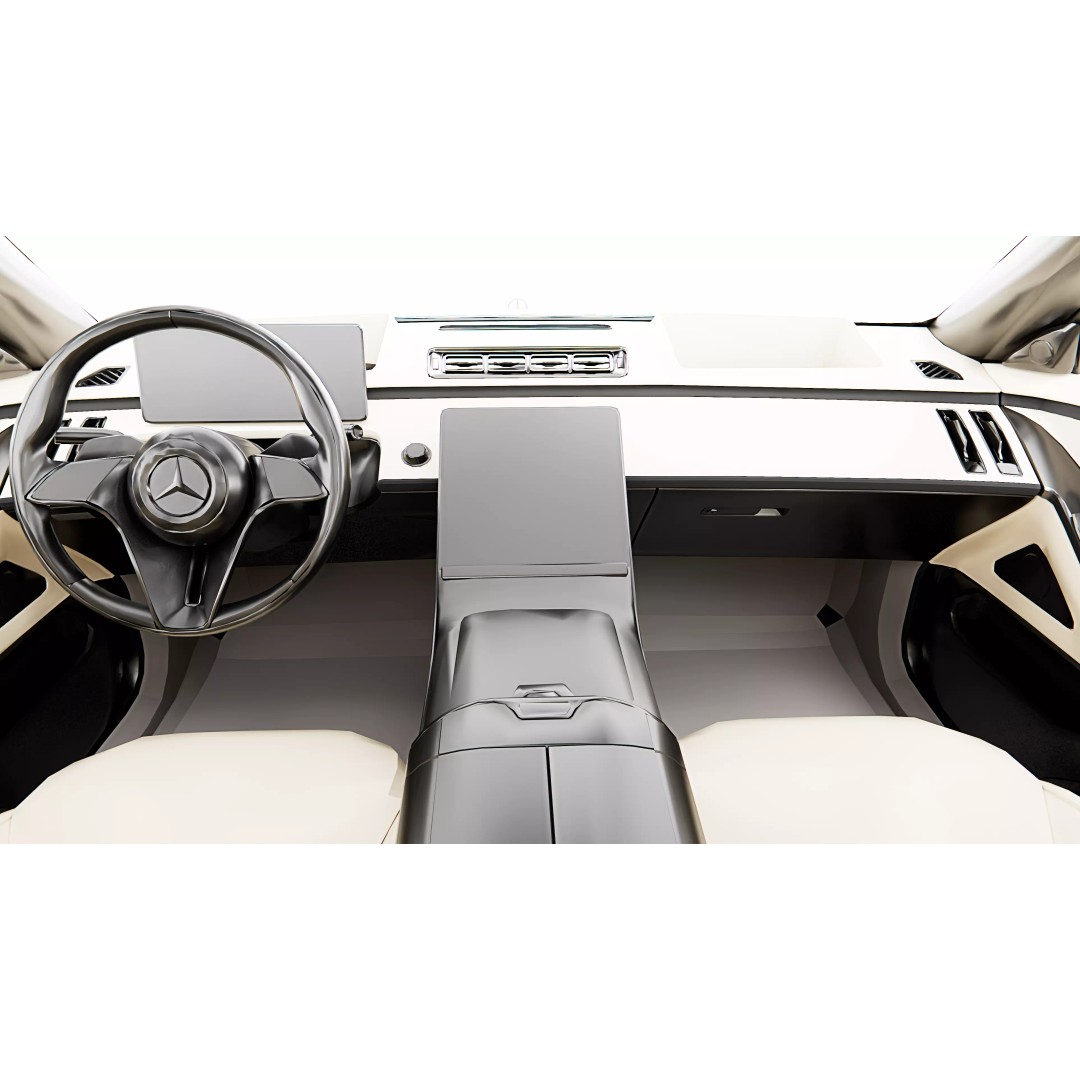 Mercedes Benz S600 Maybach 3D Model – High Poly Luxury Sedan, FBX, Blender - View 13