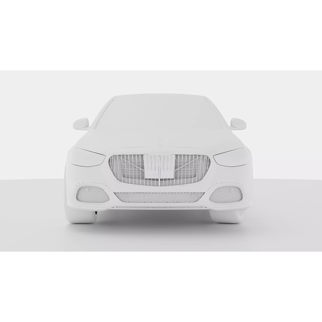 Mercedes Benz S600 Maybach 3D Model – High Poly Luxury Sedan, FBX, Blender - View 20