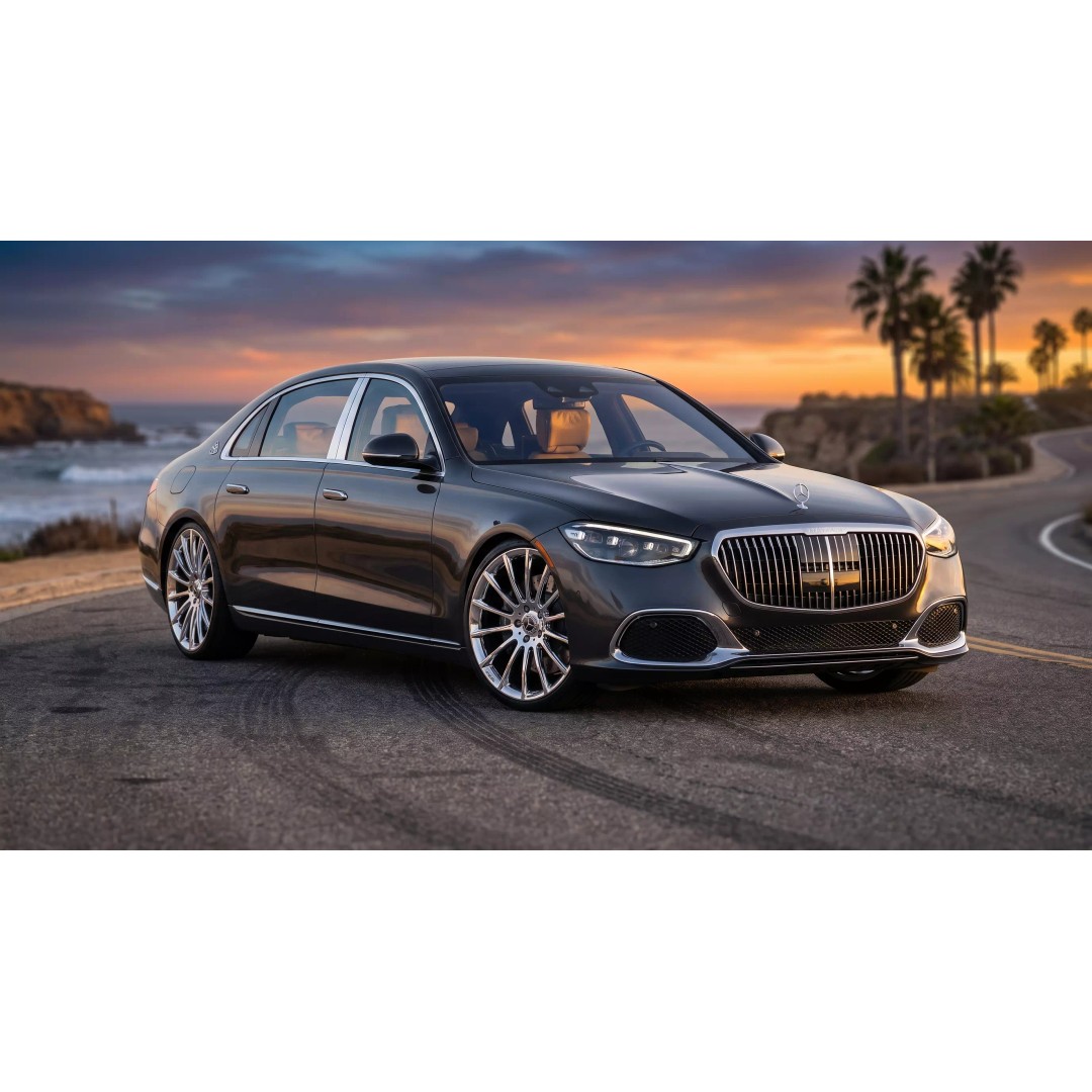 Mercedes Benz S600 Maybach 3D Model – High Poly Luxury Sedan, FBX, Blender - View 4