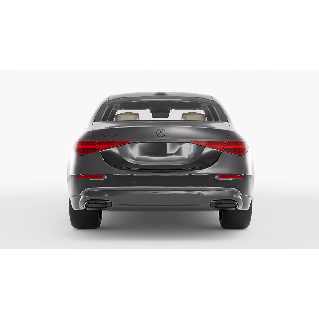 Mercedes Benz S600 Maybach 3D Model – High Poly Luxury Sedan, FBX, Blender - View 8