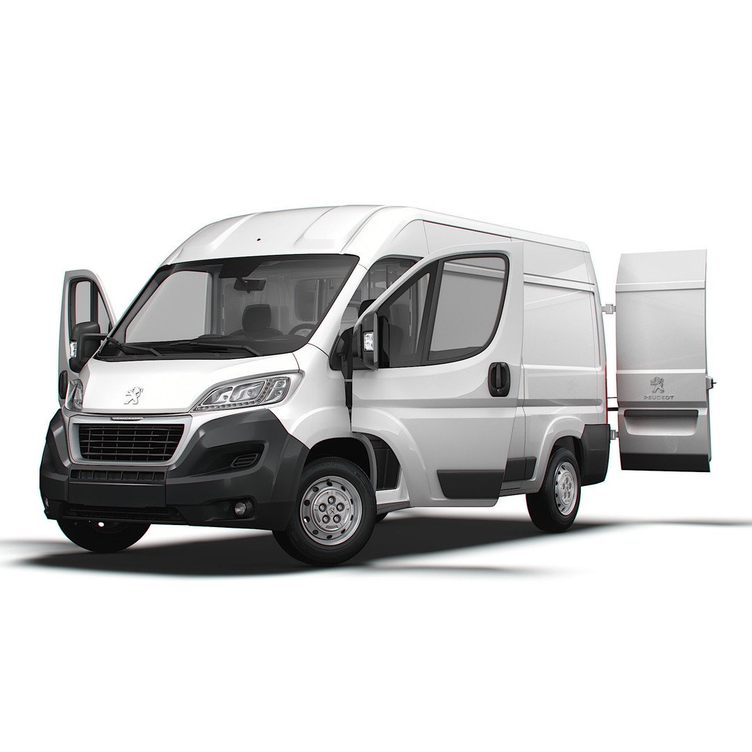 Peugeot Boxer Van L2H2 3D Model – High Quality Interior, FBX, OBJ - View 10