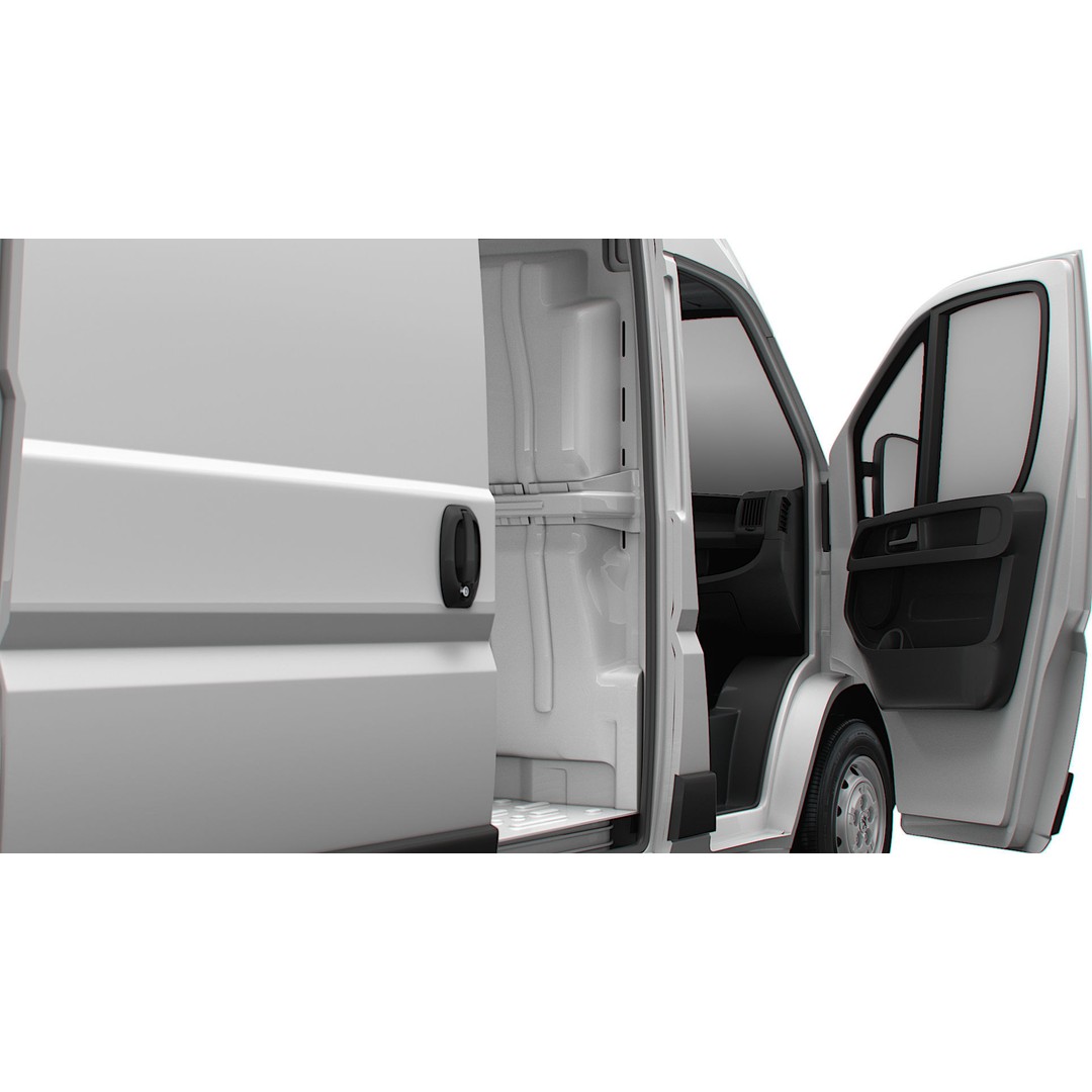 Peugeot Boxer Van L2H2 3D Model – High Quality Interior, FBX, OBJ - View 13