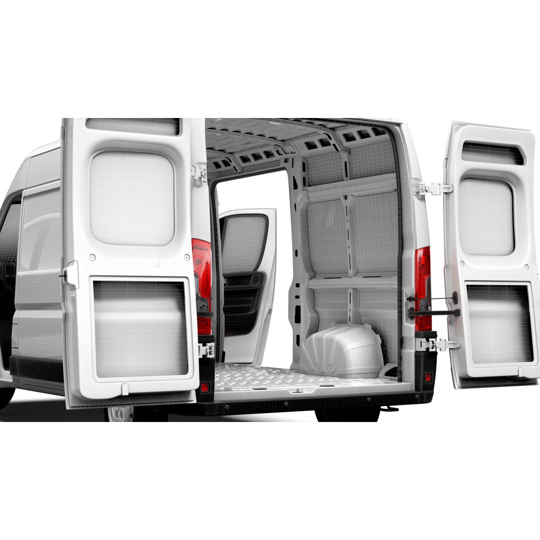 Peugeot Boxer Van L2H2 3D Model – High Quality Interior, FBX, OBJ - View 18