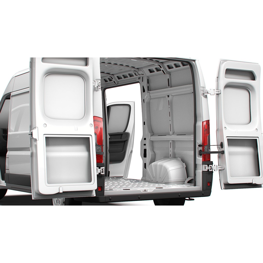 Peugeot Boxer Van L2H2 3D Model – High Quality Interior, FBX, OBJ - View 4