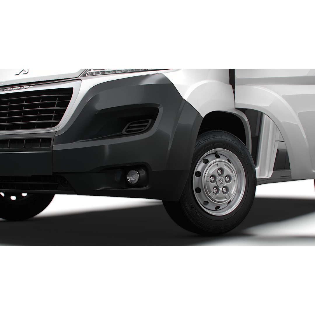 Peugeot Boxer Van L2H2 3D Model – High Quality Interior, FBX, OBJ - View 5