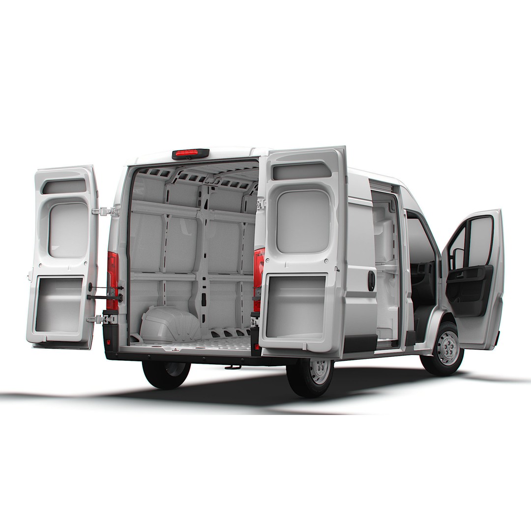 Peugeot Boxer Van L2H2 3D Model – High Quality Interior, FBX, OBJ - View 7