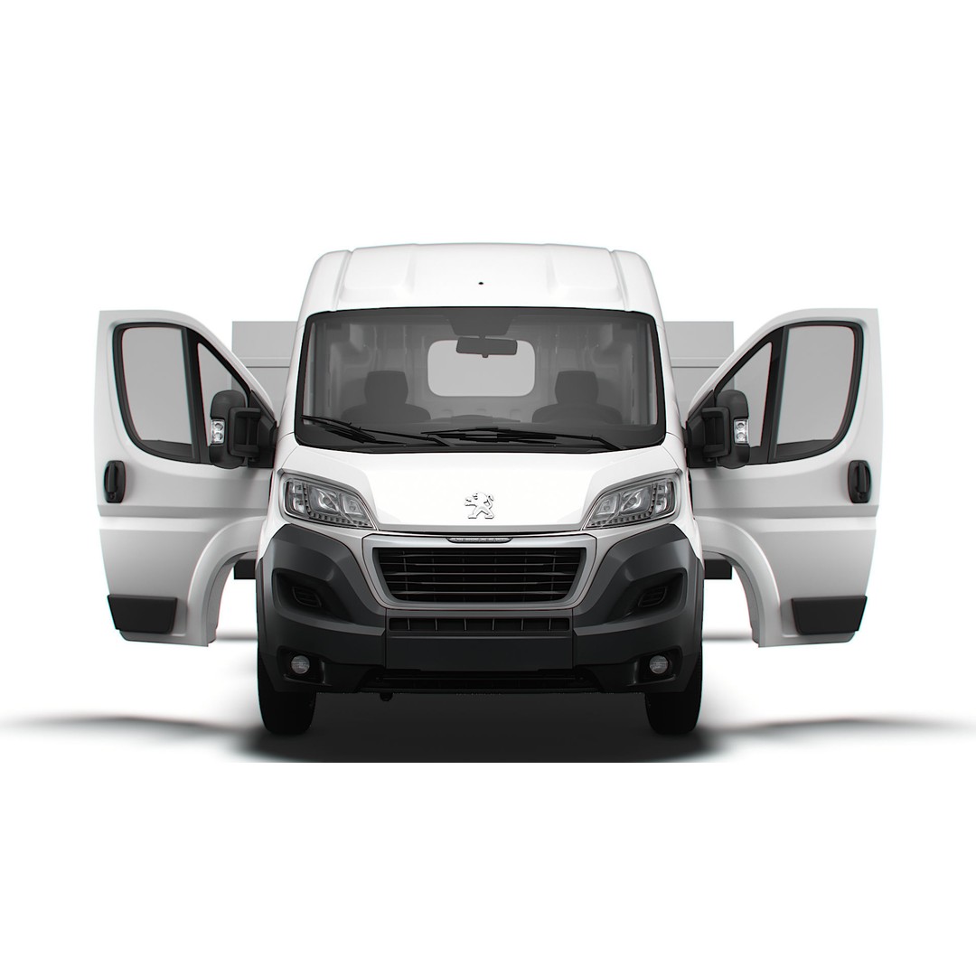 Peugeot Boxer Van L2H2 3D Model – High Quality Interior, FBX, OBJ - View 8