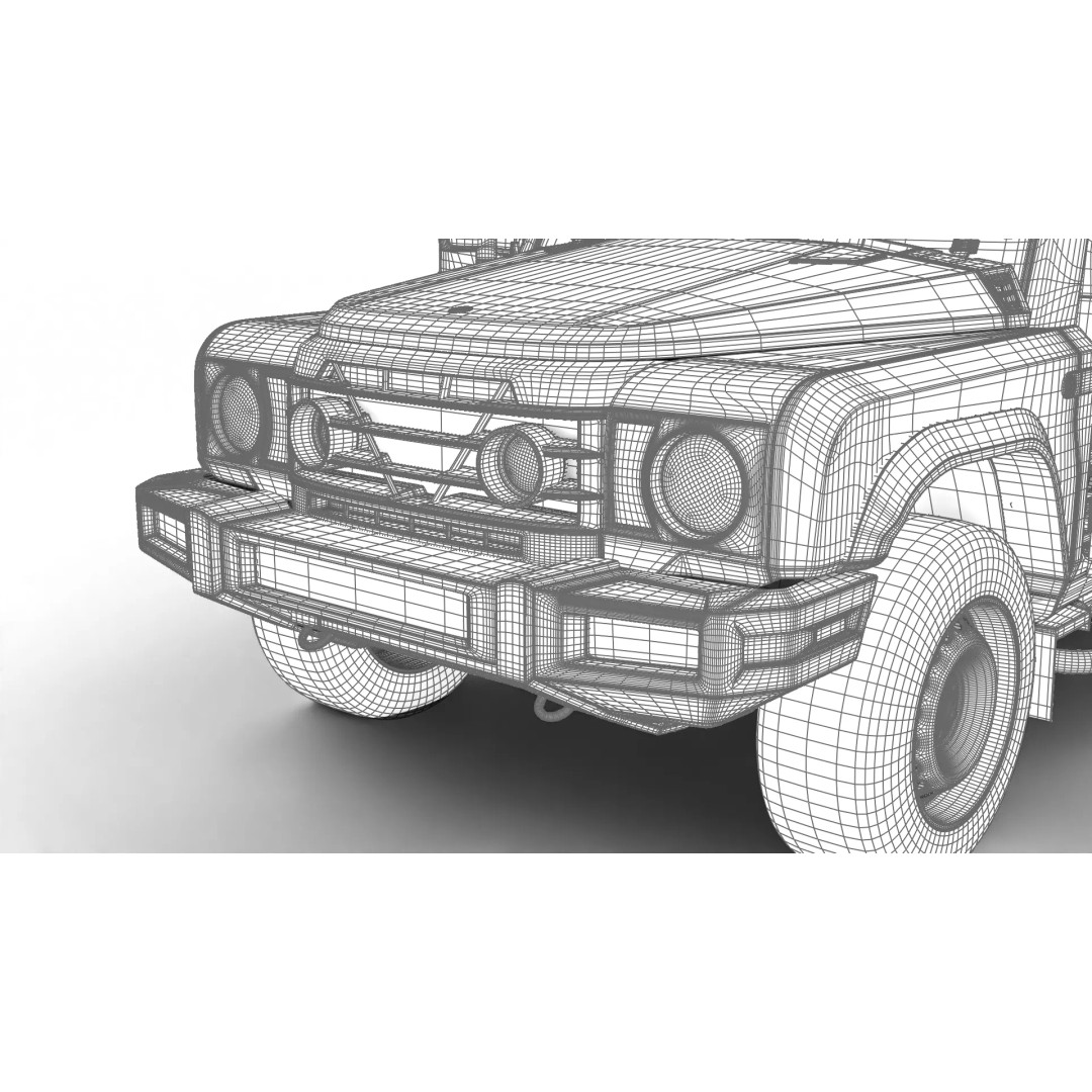 Ineos Grenadier Quartermaster 2024 3D Model – High Poly Rigged SUV, Blender, FBX - View 31