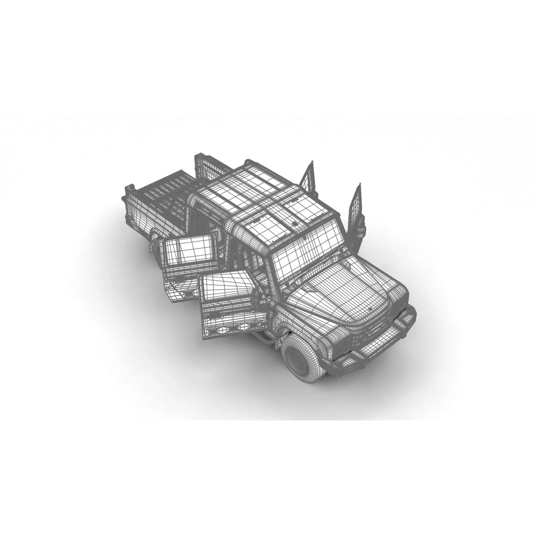Ineos Grenadier Quartermaster 2024 3D Model – High Poly Rigged SUV, Blender, FBX - View 37