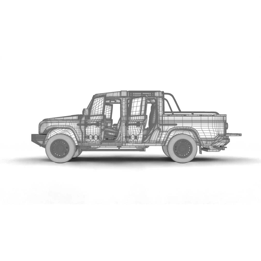 Ineos Grenadier Quartermaster 2024 3D Model – High Poly Rigged SUV, Blender, FBX - View 39