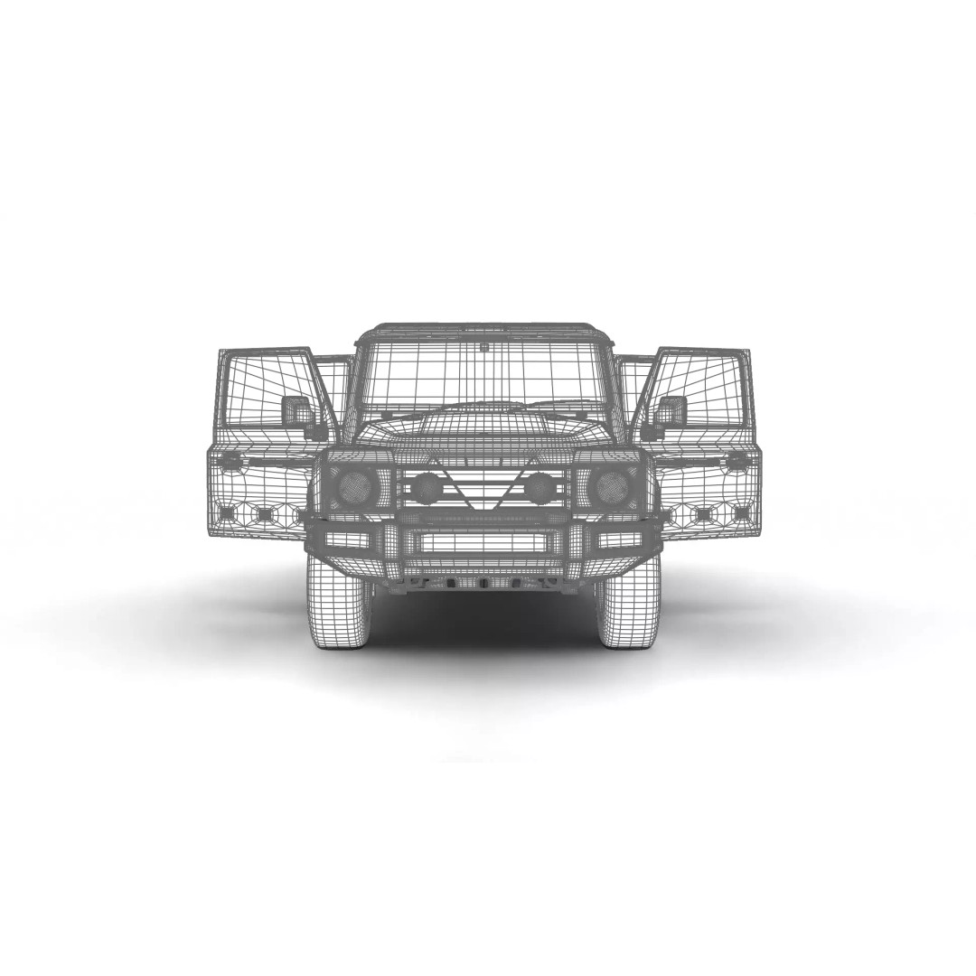 Ineos Grenadier Quartermaster 2024 3D Model – High Poly Rigged SUV, Blender, FBX - View 41