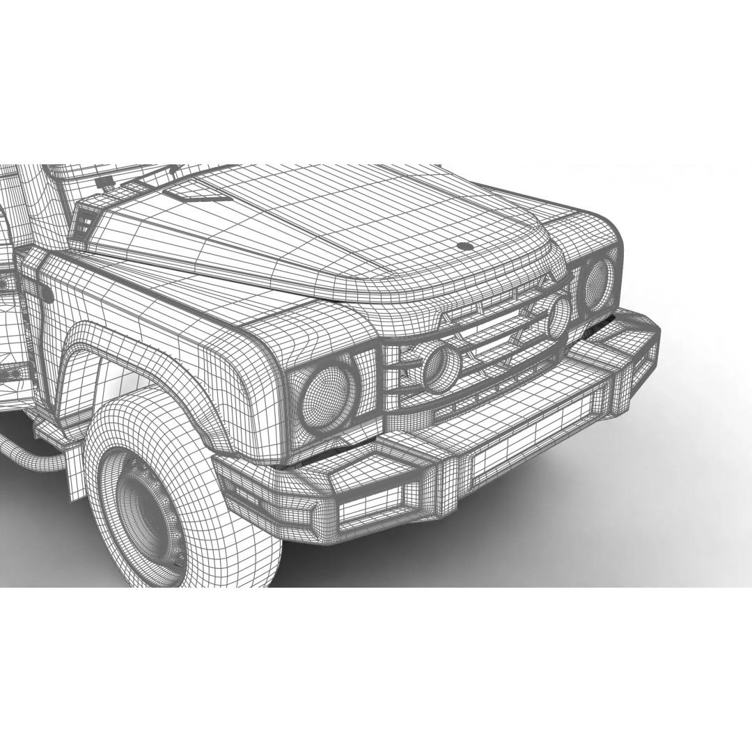 Ineos Grenadier Quartermaster 2024 3D Model – High Poly Rigged SUV, Blender, FBX - View 47
