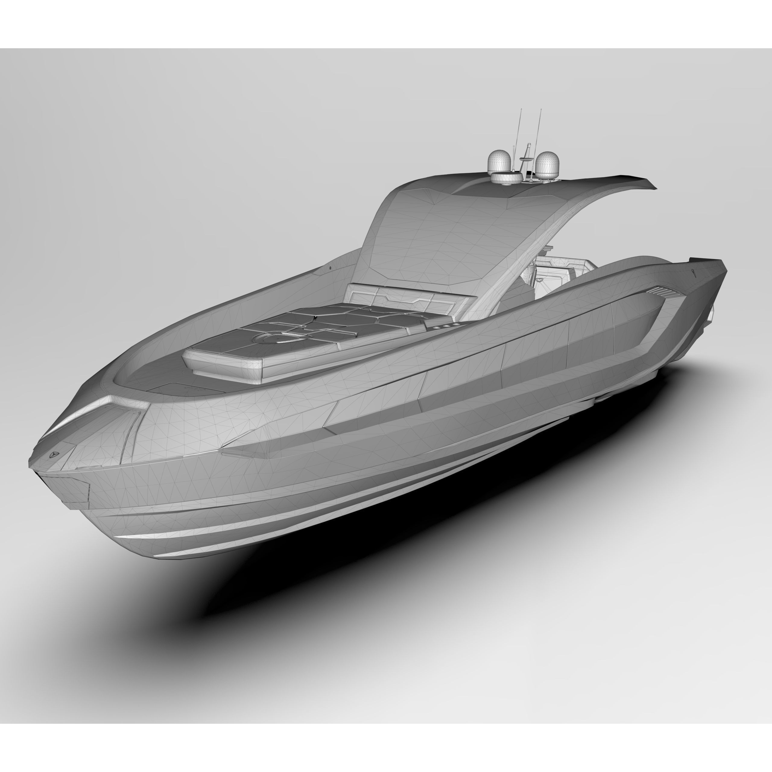 Lamborghini Tecnomar 63 - High-Detail 3D Model - View 10