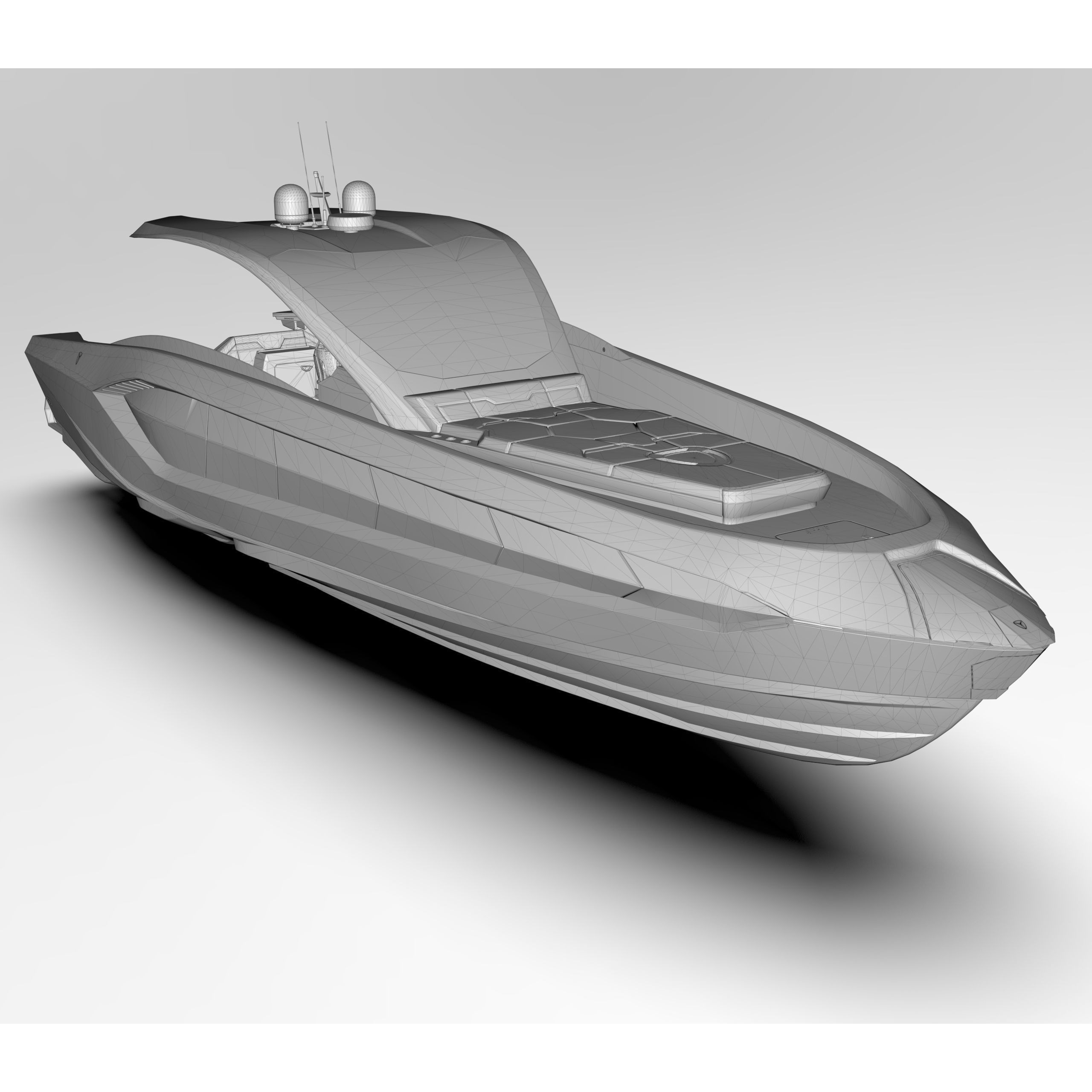 Lamborghini Tecnomar 63 - High-Detail 3D Model - View 12