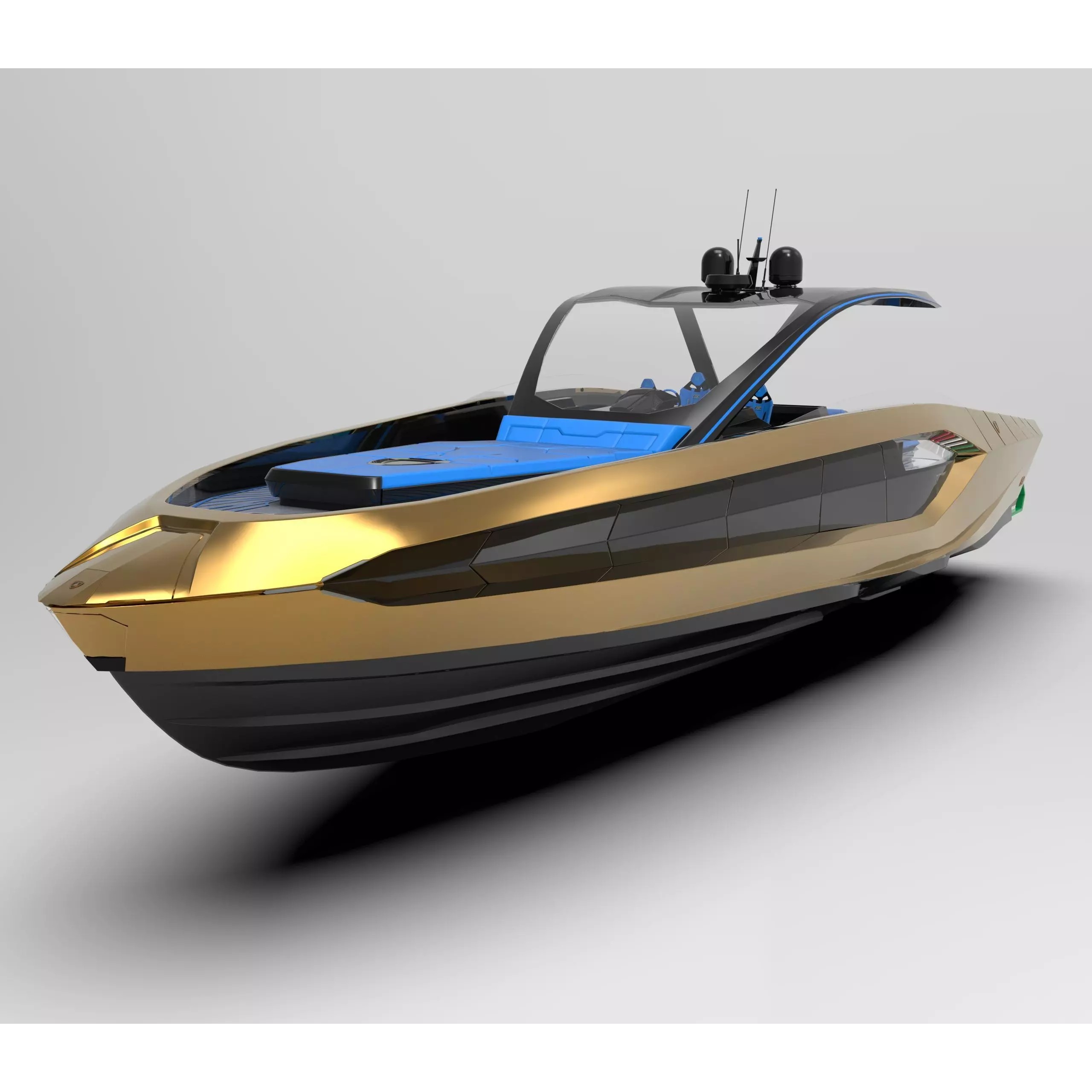 Lamborghini Tecnomar 63 - High-Detail 3D Model - View 2