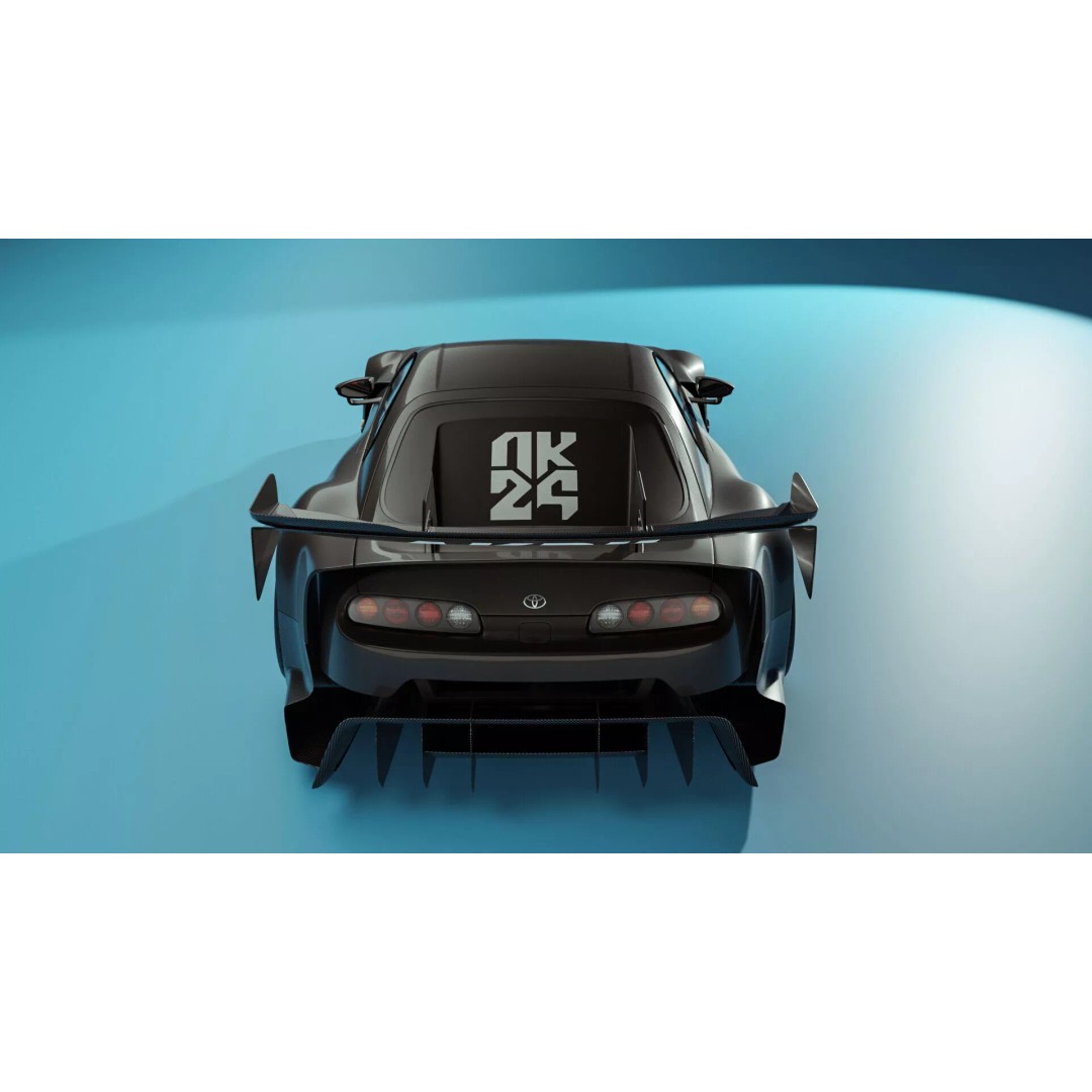 Toyota Supra Mk IV 3D Model – Extreme Modified Racing Car, FBX - View 7