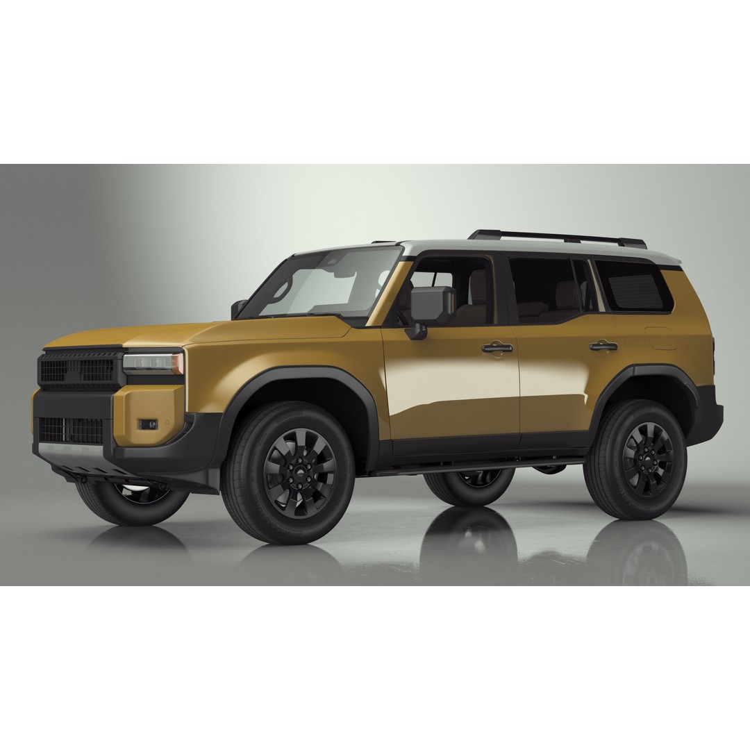 Generic Off-Road SUV 3D Model – High-Quality PBR Asset for Games, FBX - View 11