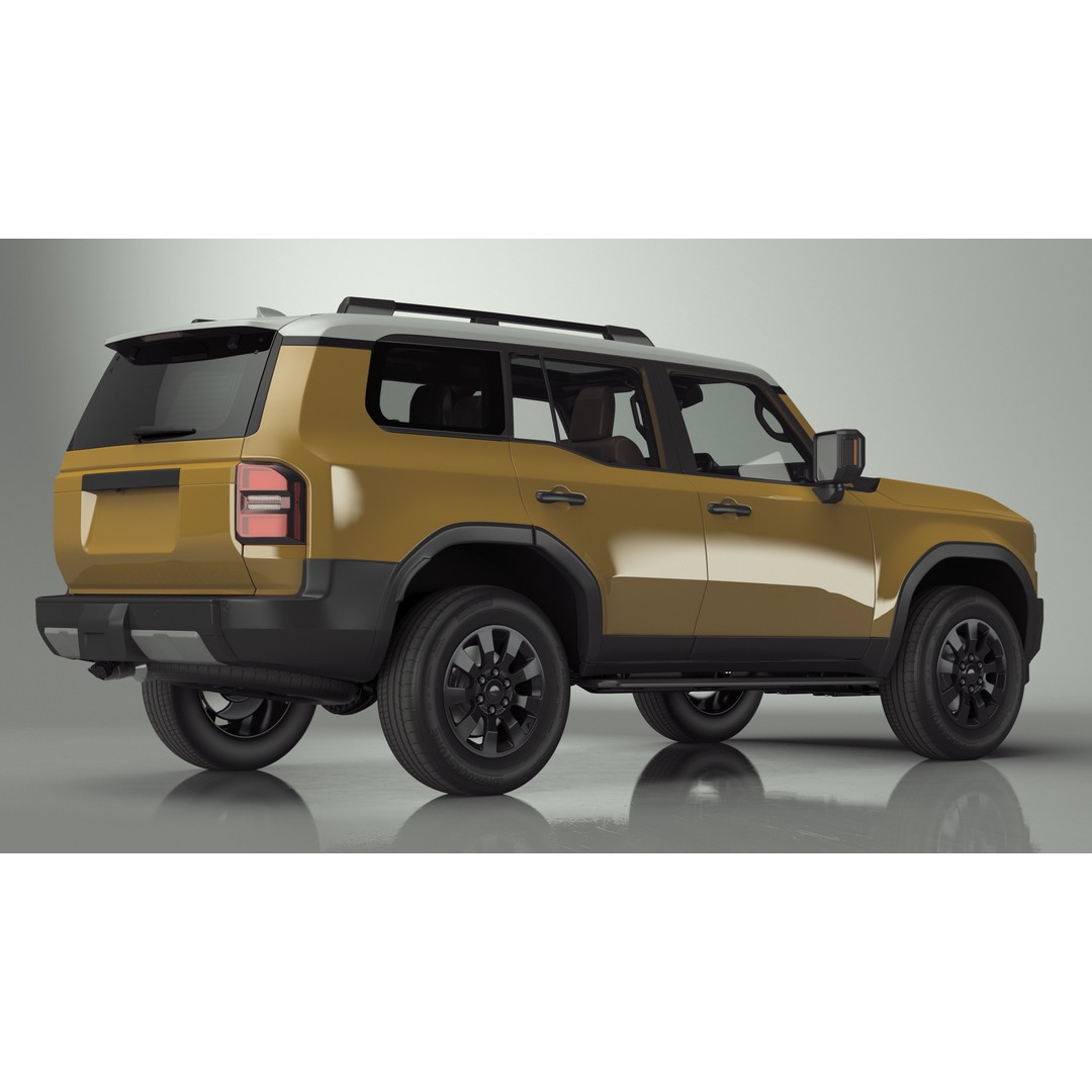 Generic Off-Road SUV 3D Model – High-Quality PBR Asset for Games, FBX - View 12