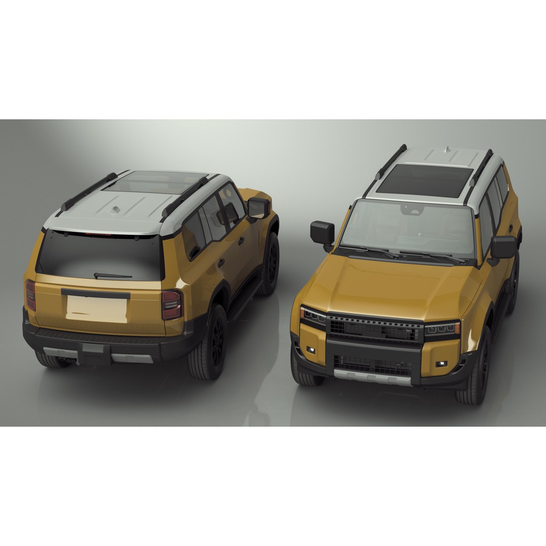 Generic Off-Road SUV 3D Model – High-Quality PBR Asset for Games, FBX - View 13