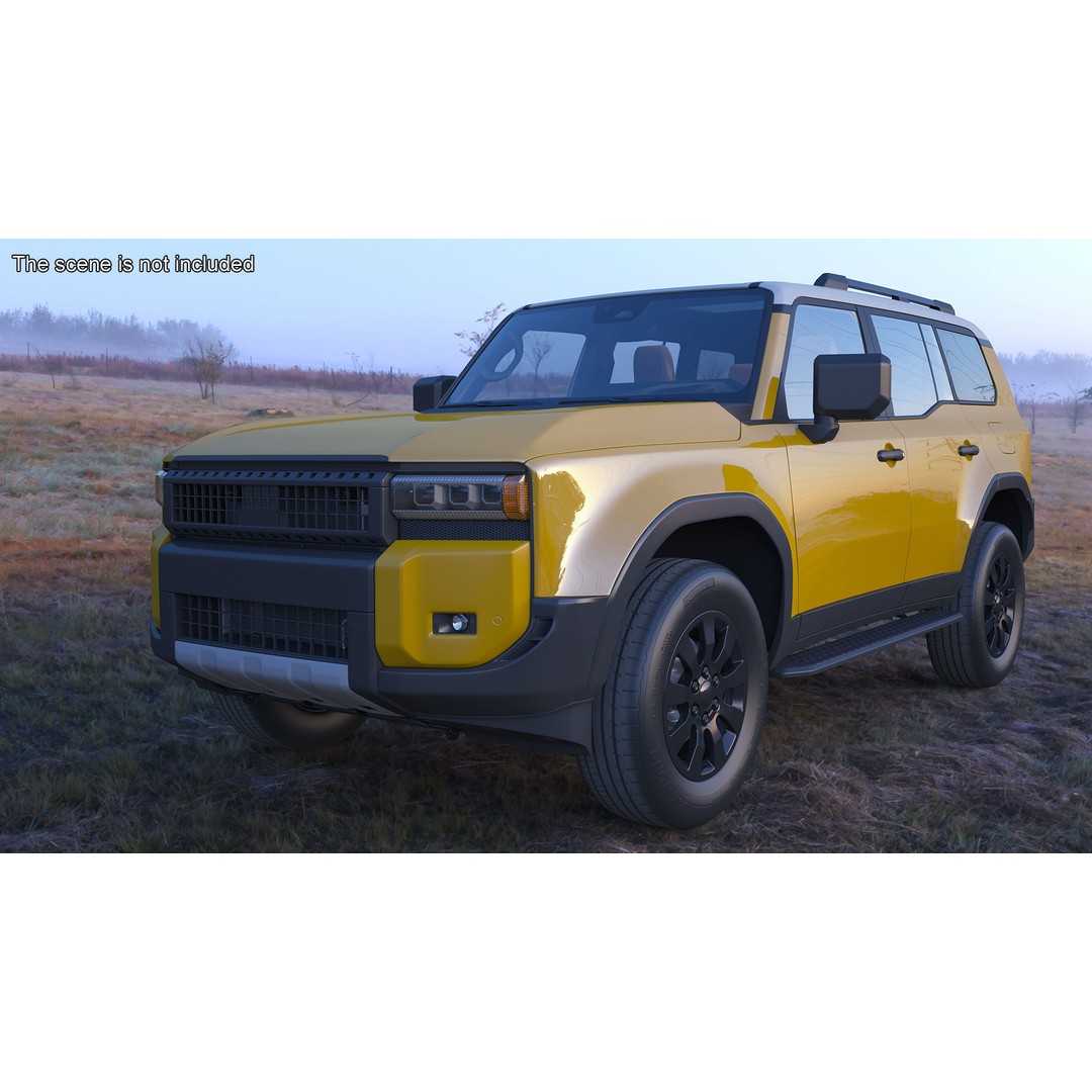 Generic Off-Road SUV 3D Model – High-Quality PBR Asset for Games, FBX - View 2