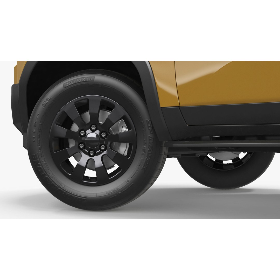 Generic Off-Road SUV 3D Model – High-Quality PBR Asset for Games, FBX - View 21