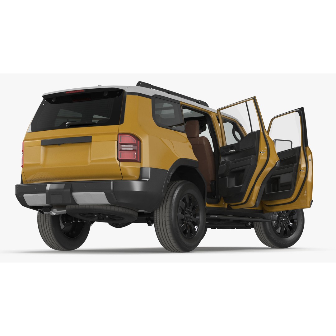 Generic Off-Road SUV 3D Model – High-Quality PBR Asset for Games, FBX - View 25