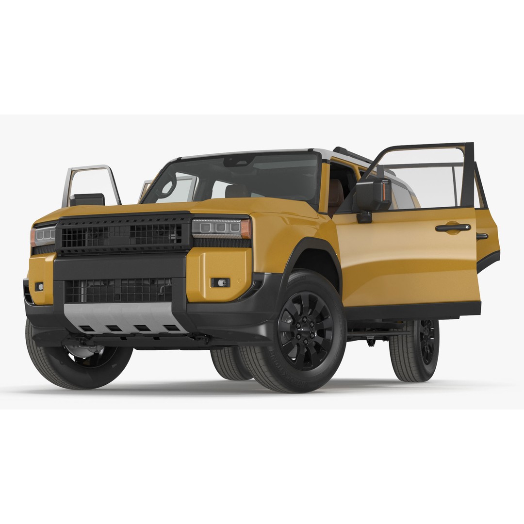 Generic Off-Road SUV 3D Model – High-Quality PBR Asset for Games, FBX - View 26