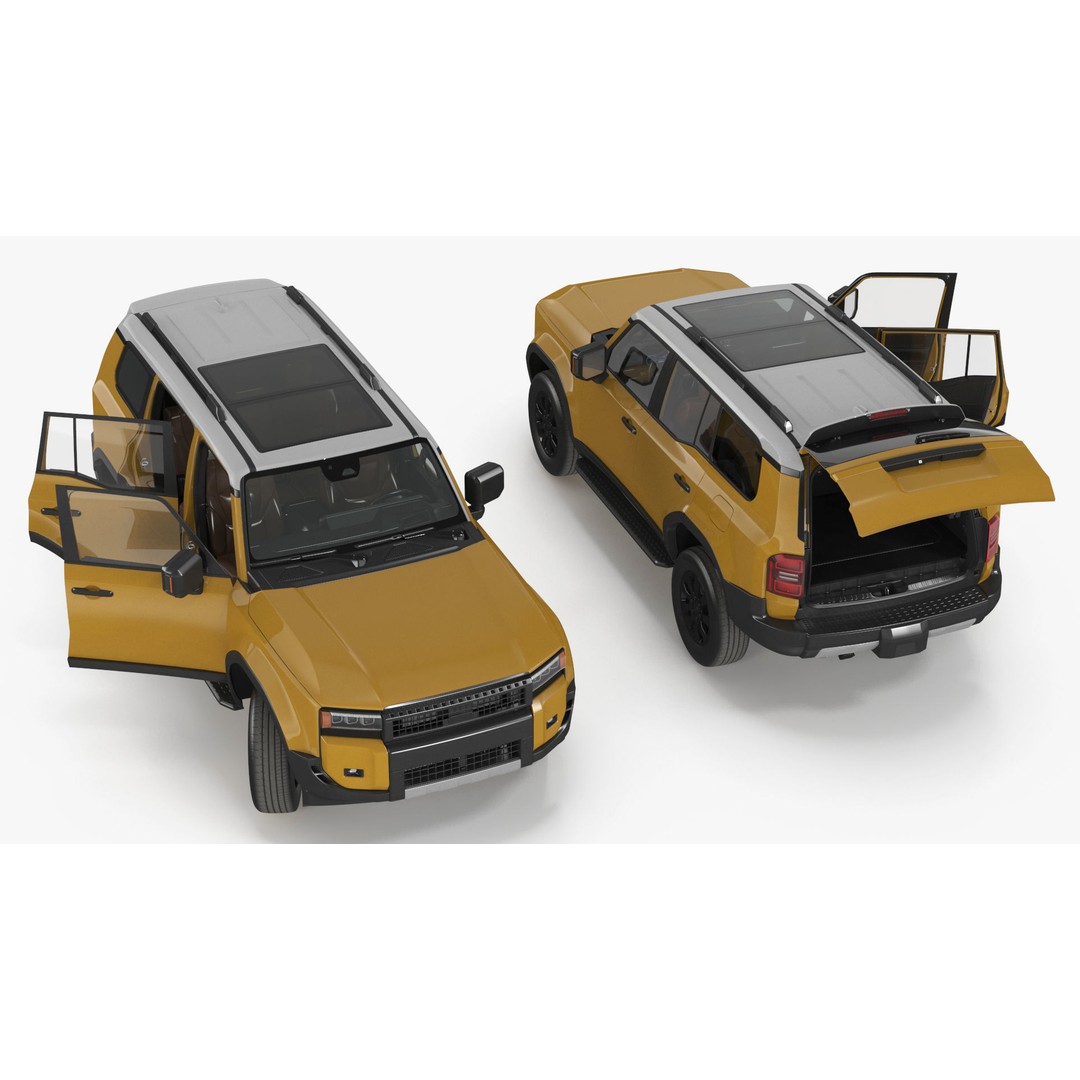 Generic Off-Road SUV 3D Model – High-Quality PBR Asset for Games, FBX - View 27