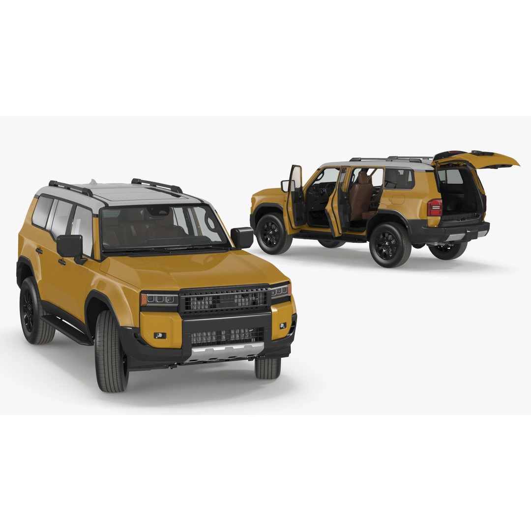 Generic Off-Road SUV 3D Model – High-Quality PBR Asset for Games, FBX - View 28