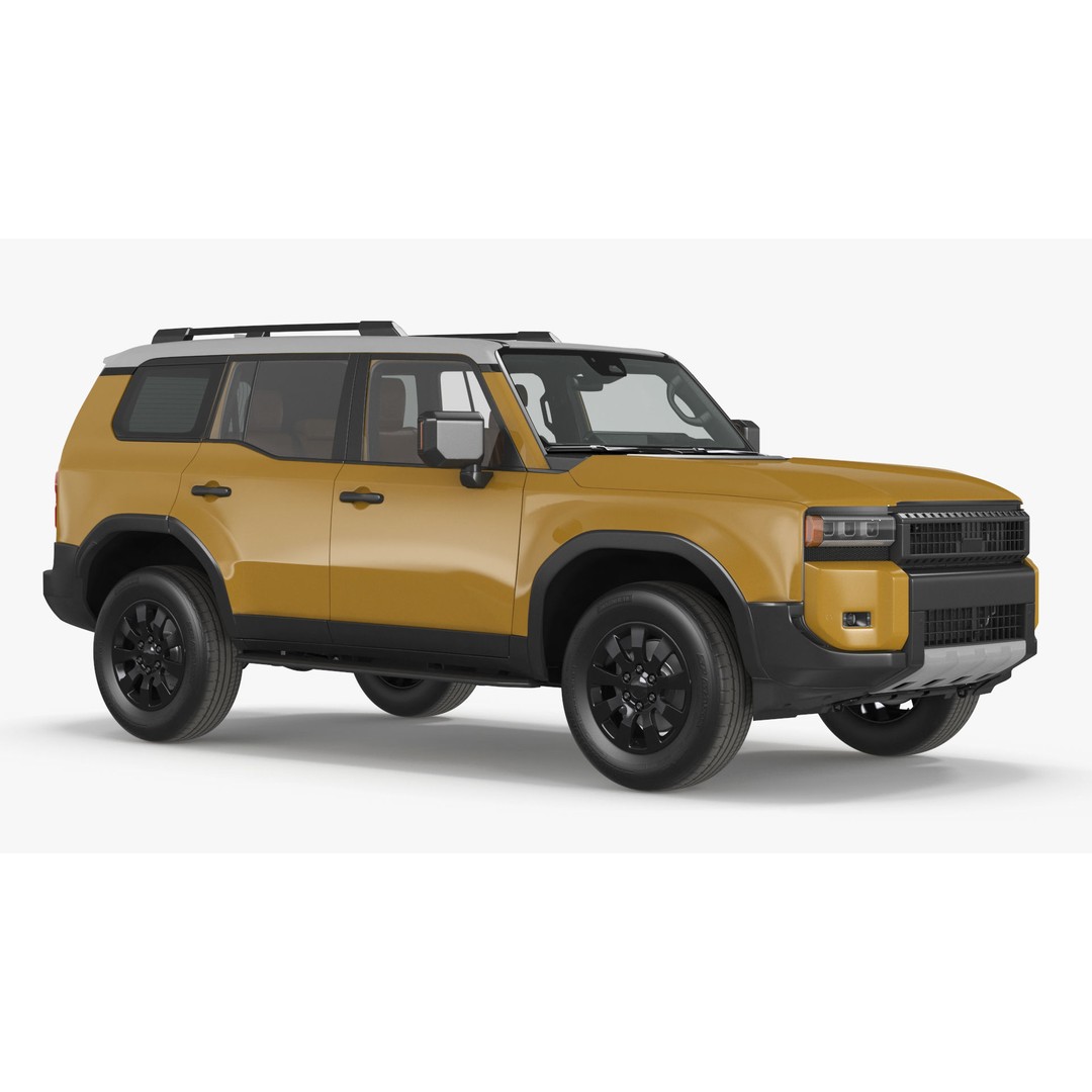 Generic Off-Road SUV 3D Model – High-Quality PBR Asset for Games, FBX - View 3