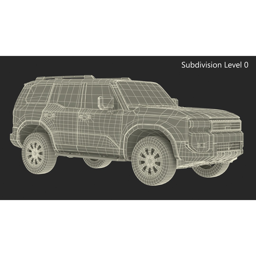 Generic Off-Road SUV 3D Model – High-Quality PBR Asset for Games, FBX - View 36