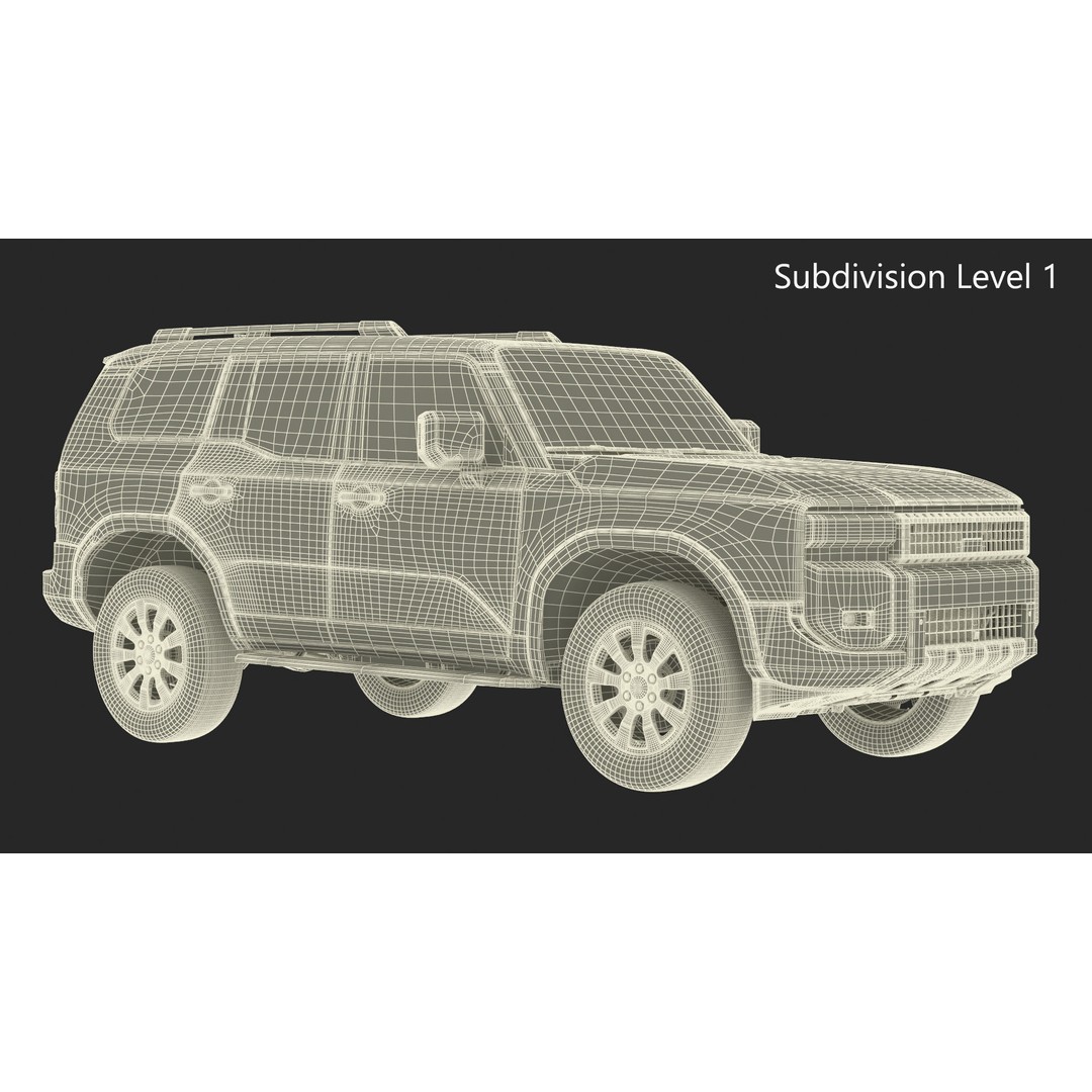 Generic Off-Road SUV 3D Model – High-Quality PBR Asset for Games, FBX - View 37