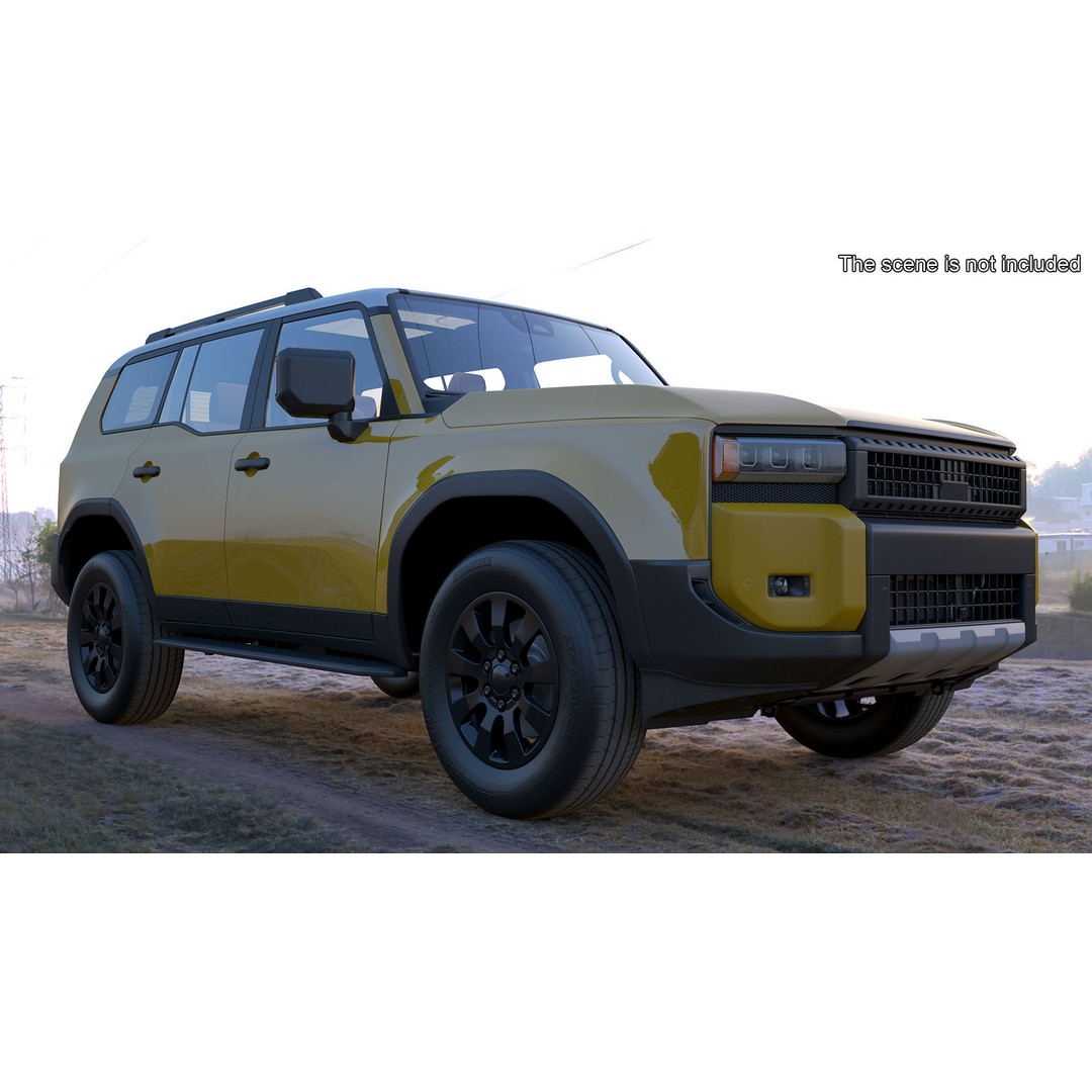 Generic Off-Road SUV 3D Model – High-Quality PBR Asset for Games, FBX - View 4