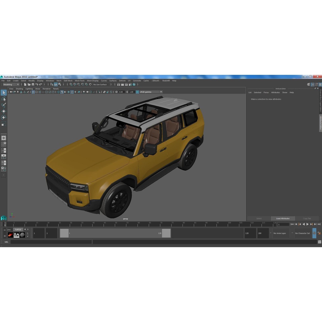 Generic Off-Road SUV 3D Model – High-Quality PBR Asset for Games, FBX - View 44