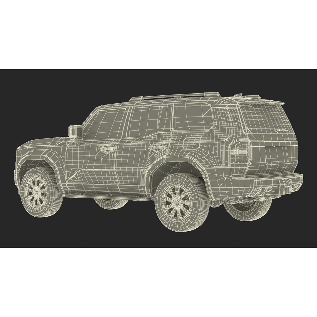 Generic Off-Road SUV 3D Model – High-Quality PBR Asset for Games, FBX - View 45
