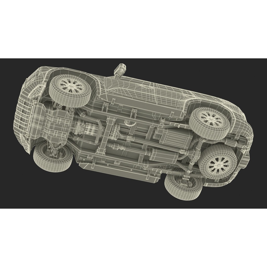 Generic Off-Road SUV 3D Model – High-Quality PBR Asset for Games, FBX - View 47