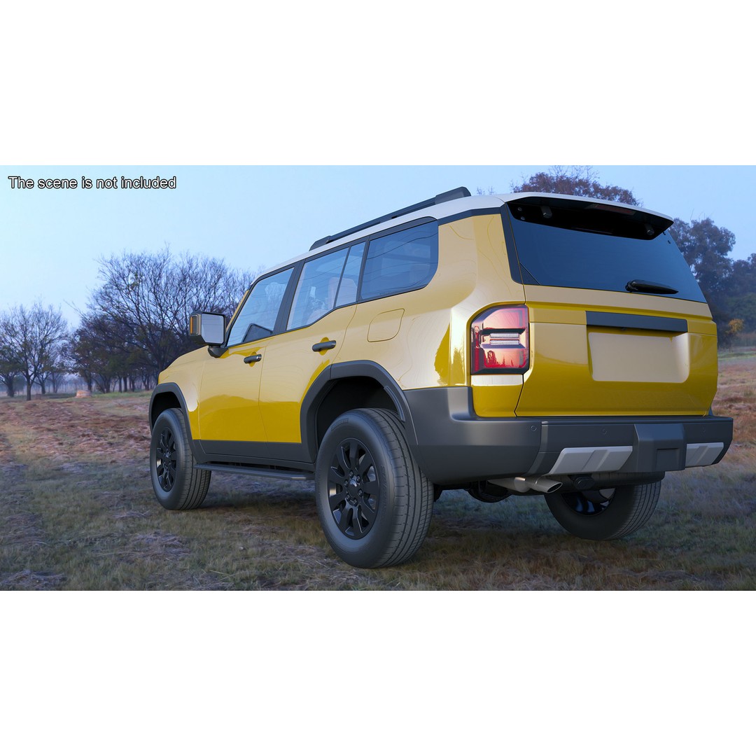Generic Off-Road SUV 3D Model – High-Quality PBR Asset for Games, FBX - View 5
