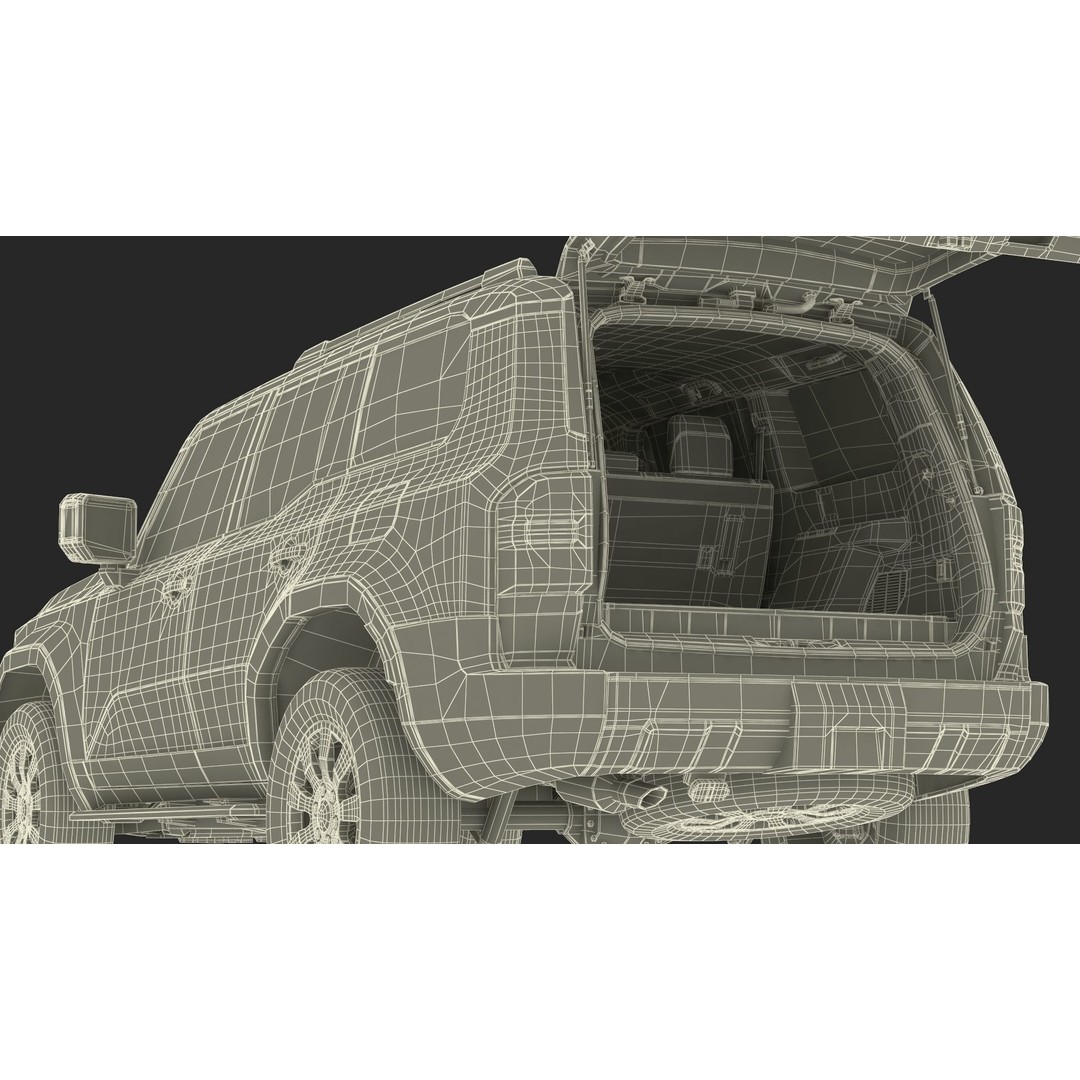 Generic Off-Road SUV 3D Model – High-Quality PBR Asset for Games, FBX - View 55