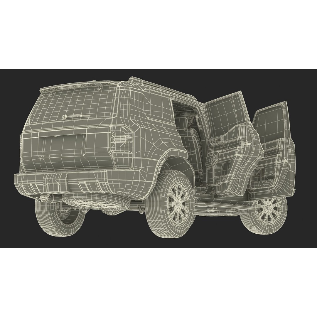 Generic Off-Road SUV 3D Model – High-Quality PBR Asset for Games, FBX - View 56
