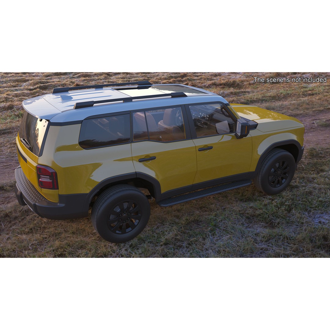 Generic Off-Road SUV 3D Model – High-Quality PBR Asset for Games, FBX - View 6