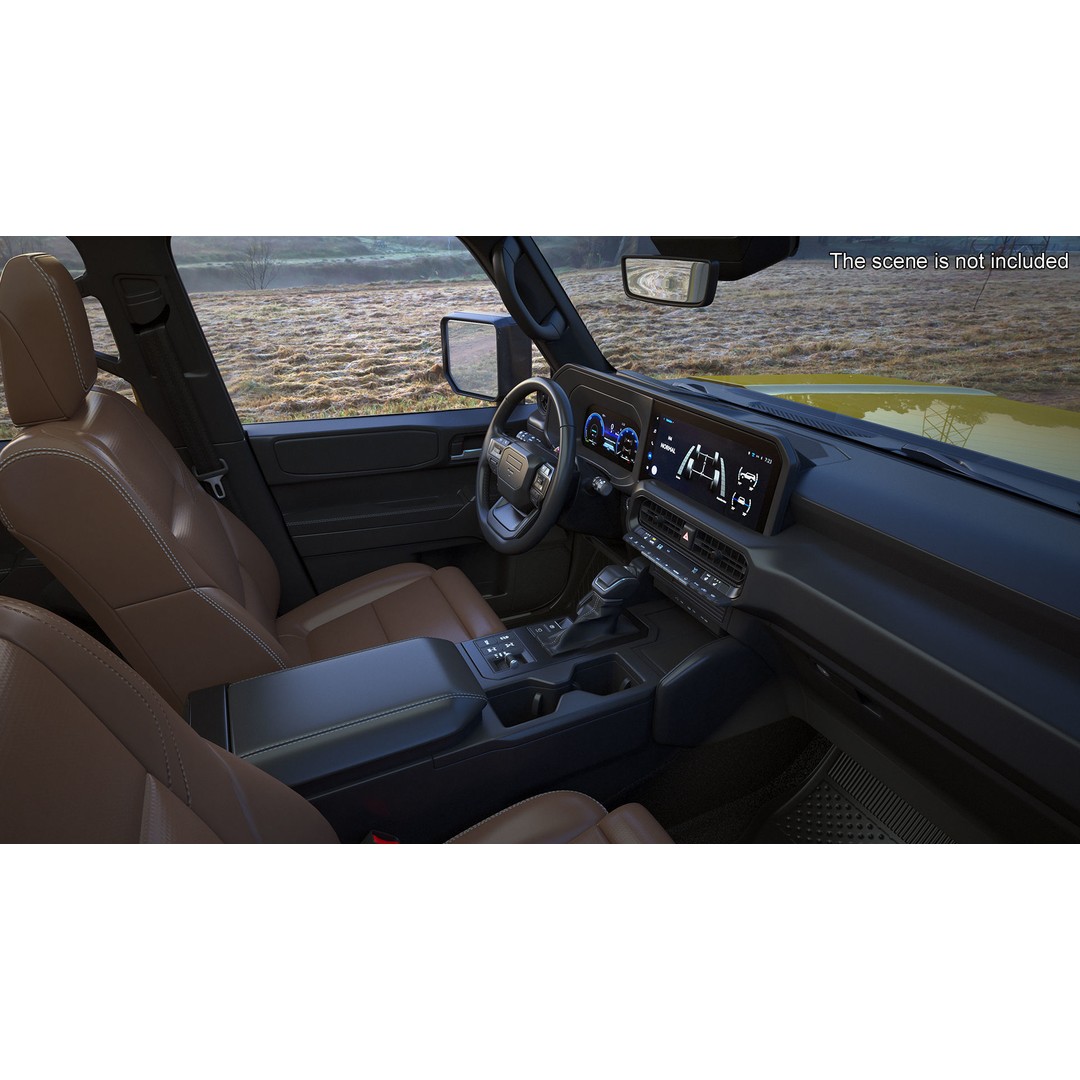 Generic Off-Road SUV 3D Model – High-Quality PBR Asset for Games, FBX - View 7